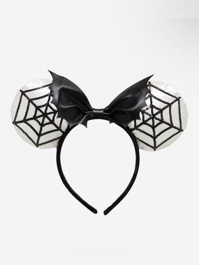 New Disney Minnie Mouse Sequins Spiderweb Ears